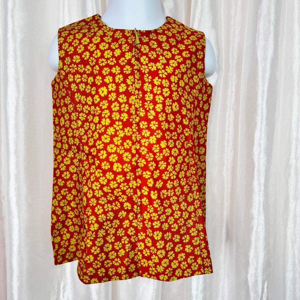 Marimekko Kilpikonna Red Floral Romper 90cm (18-24M) - Picture 3 of 8